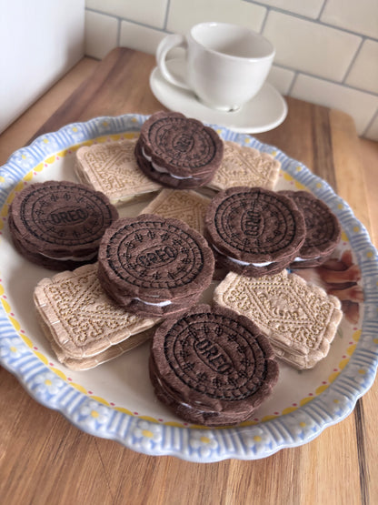 Pretend Play Felt Food Biscuits