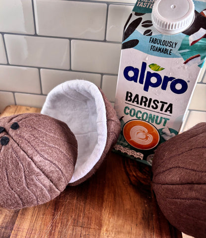 Pretend Play Felt Coconut