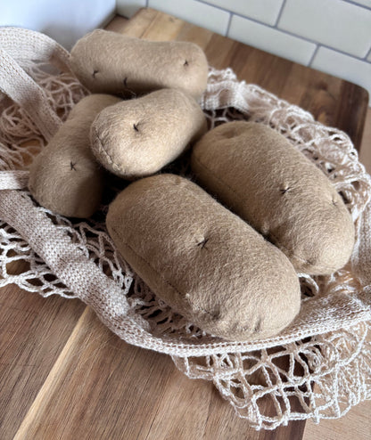 Pretend Play Felt Food Potatoes