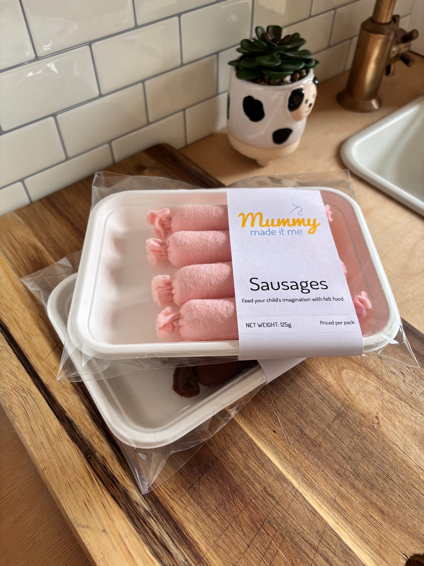 Pretend Play Felt Food Sausages
