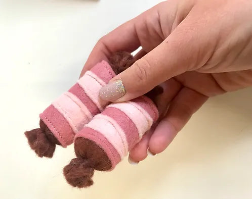 Pretend Play Felt Food Christmas Turkey Dinner Set