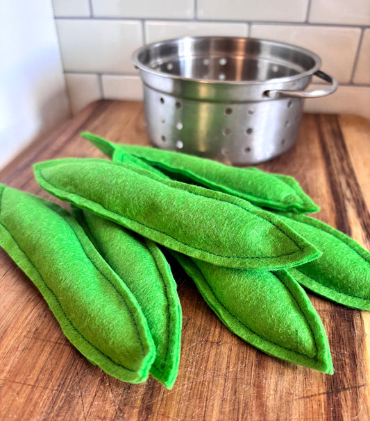 Pretend Play Felt Food Runner Beans