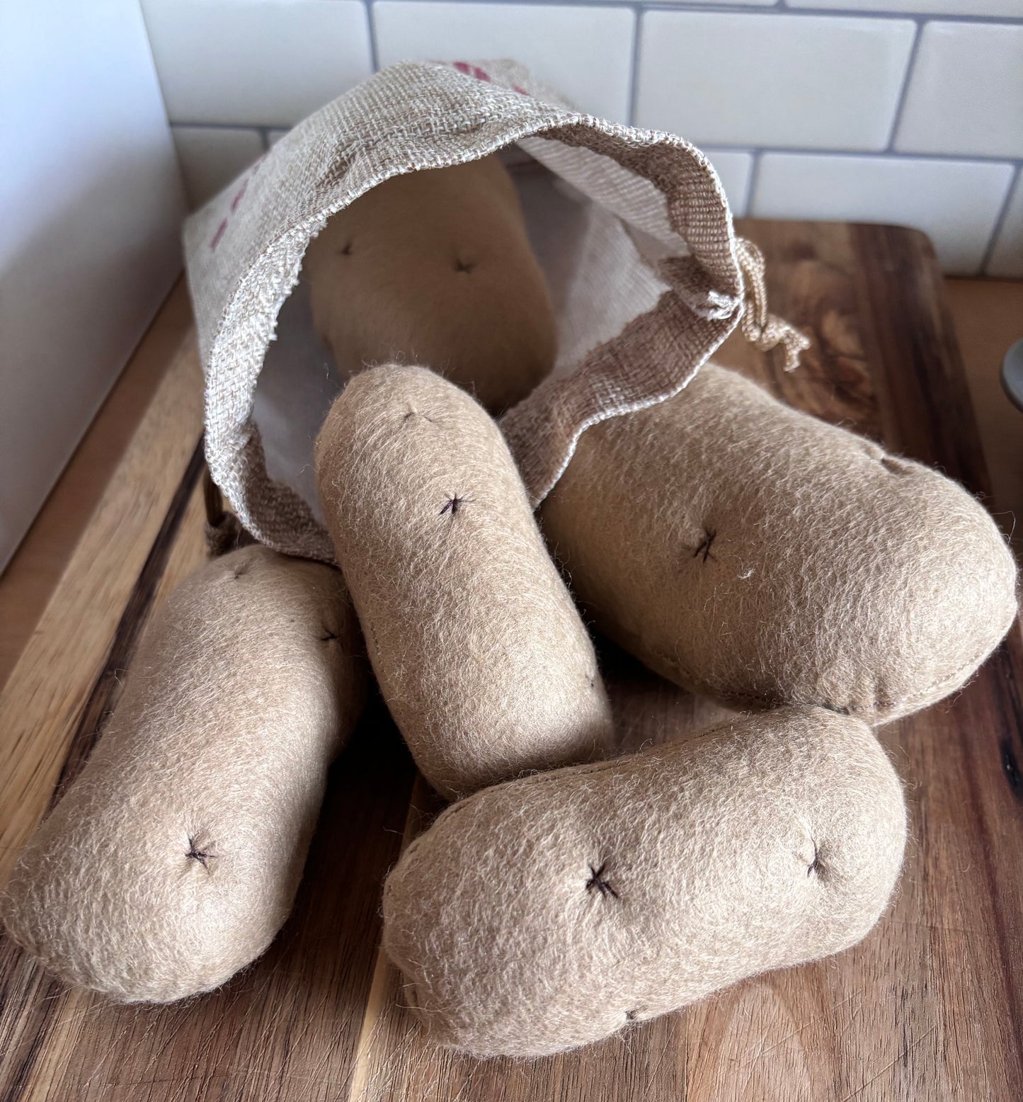 Pretend Play Felt Food Potatoes
