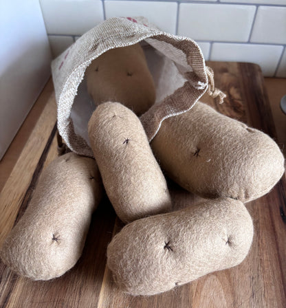 Pretend Play Felt Food Potatoes