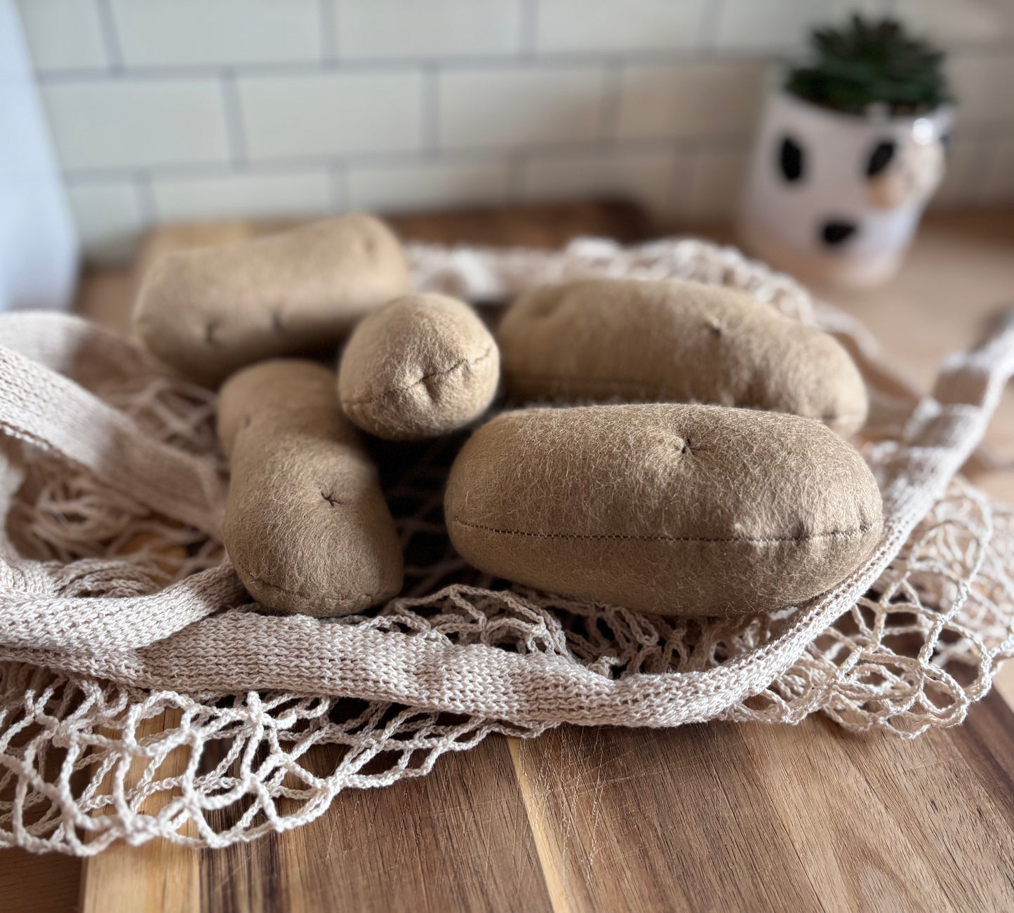 Pretend Play Felt Food Potatoes