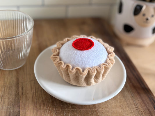 Pretend Play Felt Food Bakewell Tart