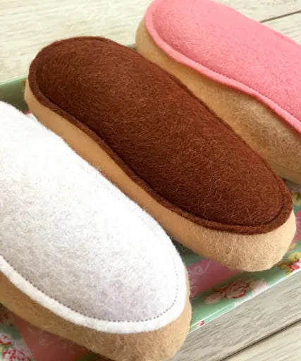 Pretend Play Felt Food Iced Buns