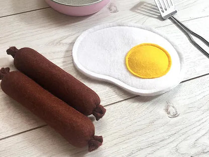 Pretend Play Food Egg & Sausages