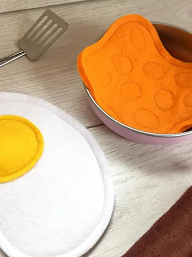 Pretend Play Felt Food English Breakfast