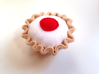 Pretend Play Felt Food Bakewell Tart