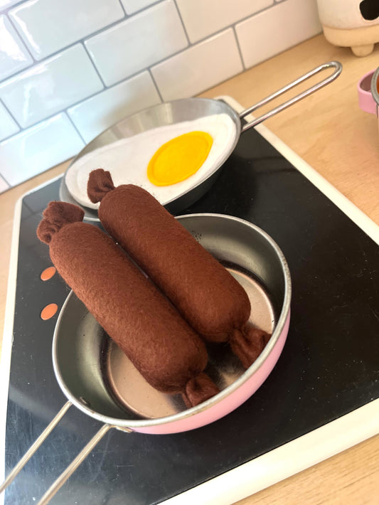 Pretend Play Food Egg & Sausages